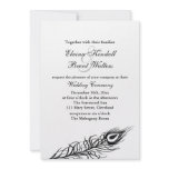 Shake your Tail Feathers Wedding Invitation white