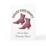 Shake Your (Victorian) Booty - Dance Invitation Greeting Cards