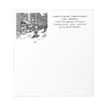 Shaker Square Arts Festival Black & White Notepad
