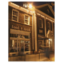 Shaker Square at Night - 1 letterhead by lakeerieartists Shaker Square at Night - 1 letterhead
