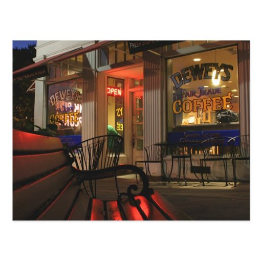 Shaker Square at Night - 2 Post Card