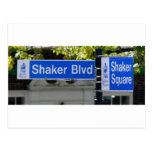 Shaker Square Sign Postcards