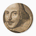 Shakespeare Droeshout Engravings magnets by shakespeareshoppe Shakespeare Droeshout Engravings magnets