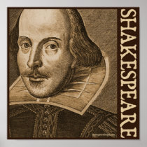 Shakespeare Droeshout Engravings Print