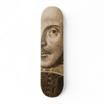 Shakespeare Droeshout Engravings Skate Board Deck