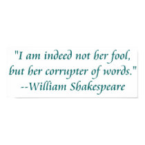 Shakespeare fool words poster posters by BrandonStarr Shakespeare fool words poster posters