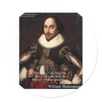 Shakespeare "Give Infinitely" Love Quote Gifts Etc stickers
