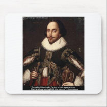 Shakespeare "Goodnight, Parting" Love Quote Gifts mousepads