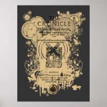Shakespeare Henry V Quarto Front Piece Posters