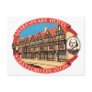Shakespeare Hotel, Stratford on Avon Luggage Label Post Card