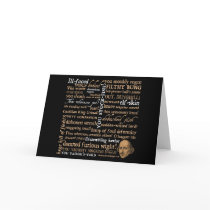 Shakespeare Insults Collection Greeting Card