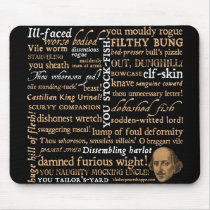 Shakespeare Insults Collection Mousepads