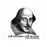 Shakespeare Lennon II Tarjeta Postal