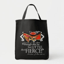 Shakespeare Midsummer Night's Dream Fierce Quote Canvas Bag