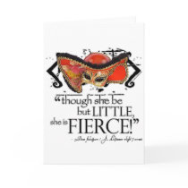 Shakespeare Midsummer Night's Dream Fierce Quote Cards