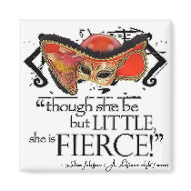 Shakespeare Midsummer Night's Dream Fierce Quote Magnet