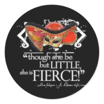 Shakespeare Midsummer Night's Dream Fierce Quote Sticker