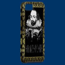 Shakespeare on black with gold frame iphone 5 vibe casemate cases