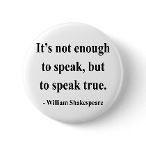 Shakespeare Quote 11a Pinback Button