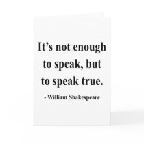 Shakespeare Quote 11a Greeting Card