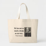 Shakespeare Quote 12b Canvas Bag