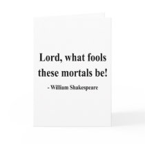 Shakespeare Quote 1a Cards
