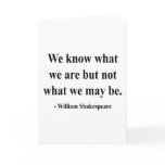 Shakespeare Quote 3a Greeting Card