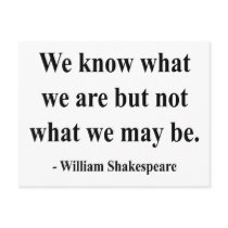Shakespeare Quote 3a Postcard
