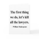 Shakespeare Quote 4a Greeting Card