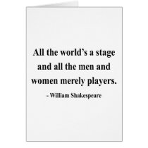 Shakespeare Quote 5a Greeting Card