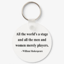 Shakespeare Quote 5a keychains by brainburst Shakespeare Quote 5a keychains