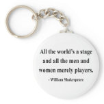 Shakespeare Quote 5a keychains