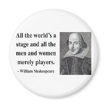 Shakespeare Quote 5b magnets by brainburst Shakespeare Quote 5b magnets
