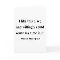 Shakespeare Quote 6a Greeting Cards