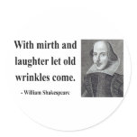 Shakespeare Quote 7b Round Sticker