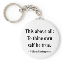 Shakespeare Quote 8a Key Chain