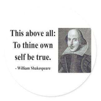 Shakespeare Quote 8b sticker