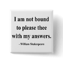 Shakespeare Quote 9a buttons by brainburst Shakespeare Quote 9a buttons