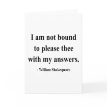 Shakespeare Quote 9a Card