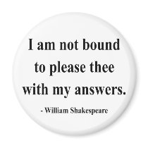 Shakespeare Quote 9a Magnet