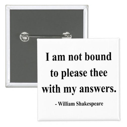 Shakespeare Quote 9a Pinback Button