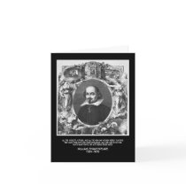 Shakespeare Quote ~ All The World's A Stage Greeting Cards