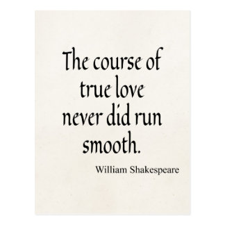 The course of true love and first dates