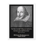 Shakespeare Quote ~ Good Night, Good night! postcards