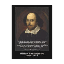 Shakespeare Quote ~ Julius Caesar Post Cards