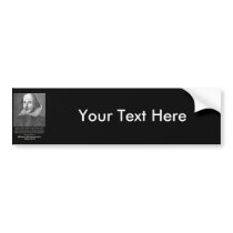 Shakespeare Quote Midsummer Night’s Dream Bumper Stickers