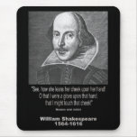 Shakespeare Quote ~ Romeo and Juliet mousepads