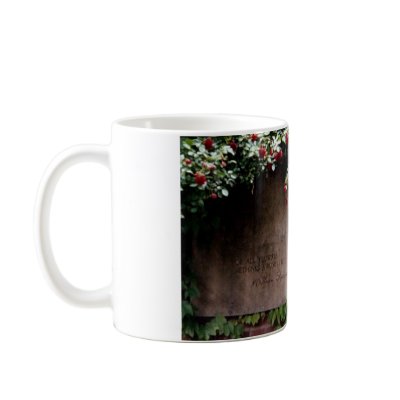 Shakespeare Quote Rose Mugs by Sneakerdog