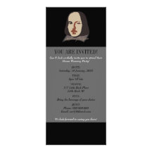 Shakespeare Signature Image Personalized Announcements