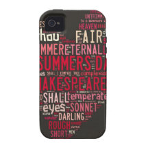 Shakespeare Sonnet 18 Case-Mate iPhone 4 Case